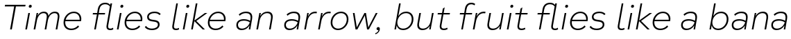 Taro ExtraLight Italic