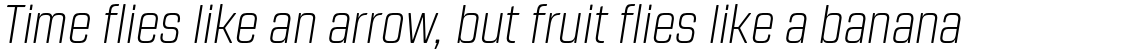 Revolution Gothic ExtraLight Italic