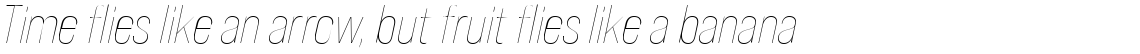 Bebas Neue Pro Thin Italic