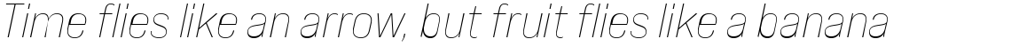 Bebas Neue Pro Expanded Light Italic