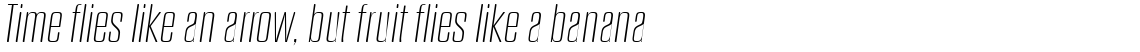 Dharma Gothic Rounded E Thin Italic
