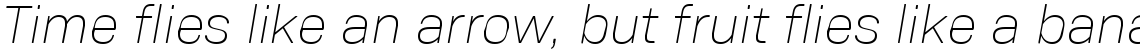 Bio Sans Soft ExtraLight Italic