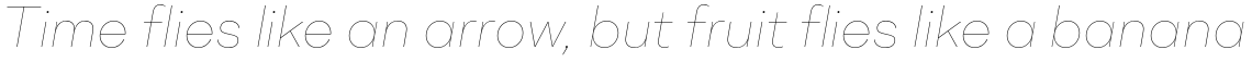 Mid Century Sans Thin Italic