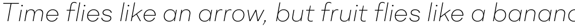 Mid Century Sans XLight Italic
