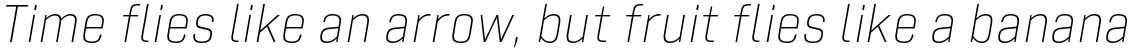 Tamba Sans XLight Italic