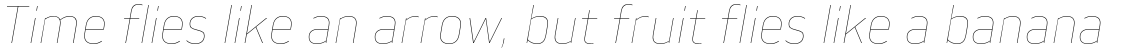 Slow Tempo Thin Italic