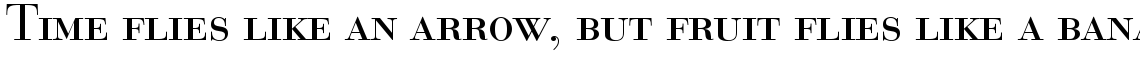 Bauer Bodoni Regular Small Caps