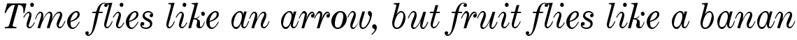 EF Century Expanded Regular Italic