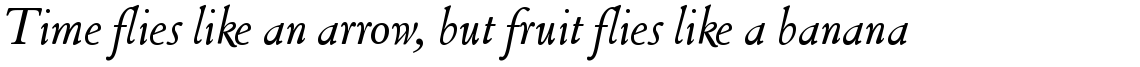 Cloister Old Style B Roman Italic