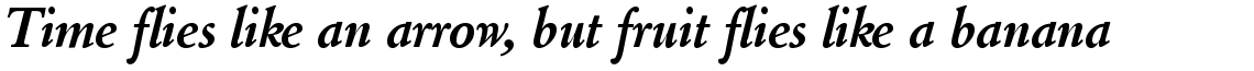 Cloister Old Style B Bold Italic