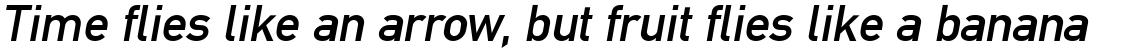 EF DIN Mittel Regular Italic