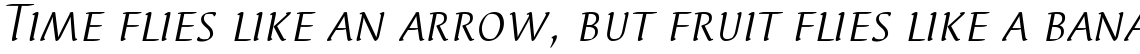 EF Elysa Light Italic Small Caps