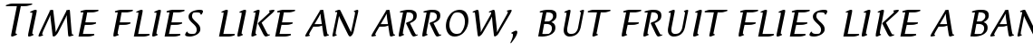 EF Elysa Regular Italic Small Caps