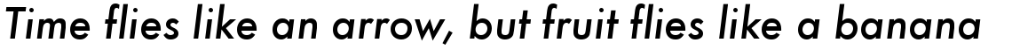 Futura Medium Oblique