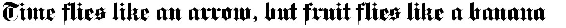 EF Gotisch Bold