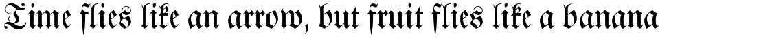 EF Justus Fraktur Regular