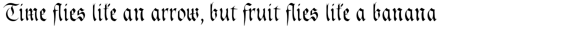 EF Feder Fraktur Regular