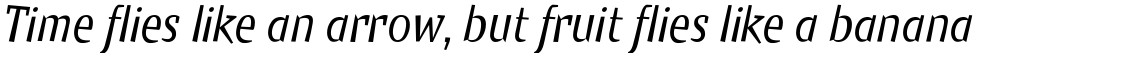 EF Keule Semi Serif Regular Italic