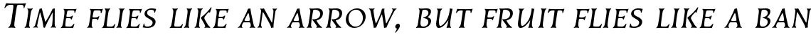 EF Kiev Regular Oblique Small Caps
