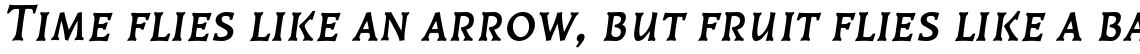 EF Kiev Bold Oblique Small Caps