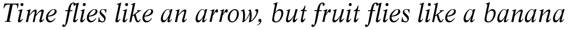 Life Regular Italic