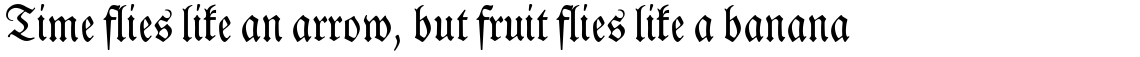Neue Luthersche Fraktur Regular Alternate