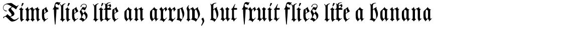 Neue Luthersche Fraktur Medium Titel