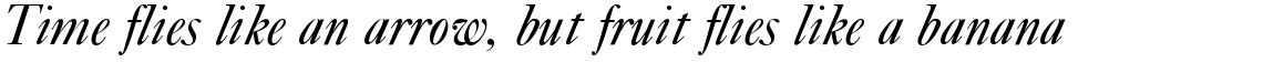 New Caslon B Roman Italic