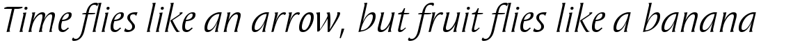 Oberon Serif Book Italic
