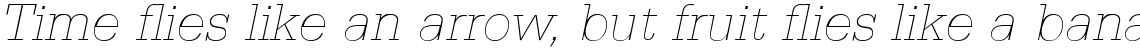 Serifa B Extra Light Italic