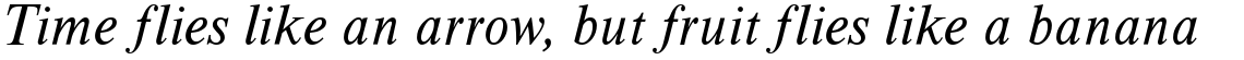 EF Timeless Light Italic