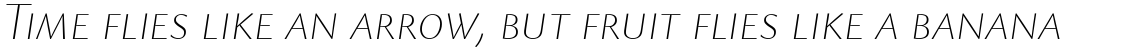 Today Sans Serif B Extra Light Italic Small Caps