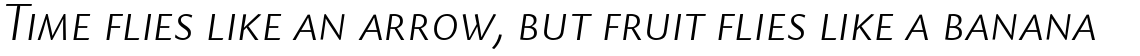 Today Sans Serif B Light Italic Small Caps
