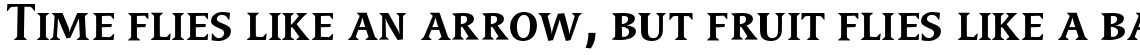 EF Tilp Serif Bold Small Caps
