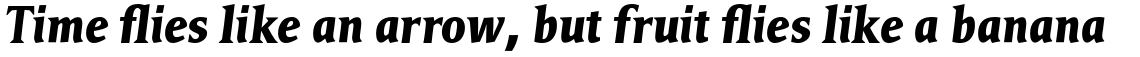 EF Tilp Serif Ultra Bold Italic