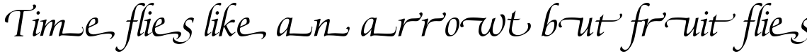 Zapf Renaissance Antiqua H Book Italic Swash
