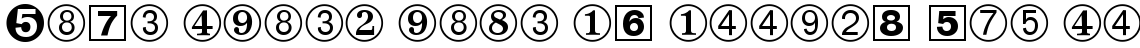 Zapf Dingbats No. 3 Regular