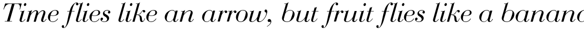Bauer Bodoni T Regular Italic