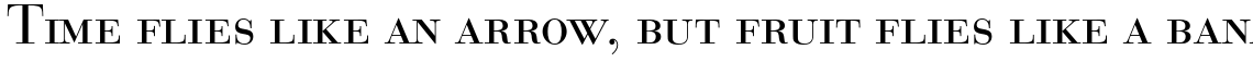 Bauer Bodoni CE Regular Small Caps