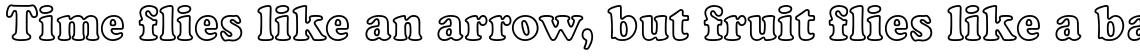 EF Cooper Black CE Bold Condensed Outline