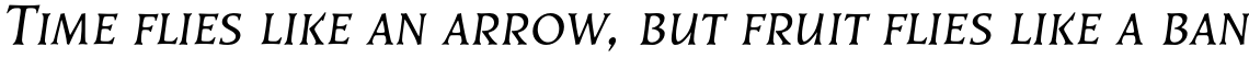 EF Kiev CE Regular Oblique Small Caps