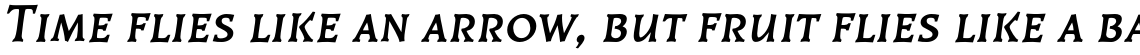 EF Kiev CE Bold Oblique Small Caps