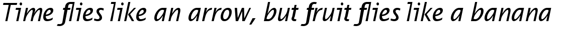 EF Thordis Sans CE Regular Italic