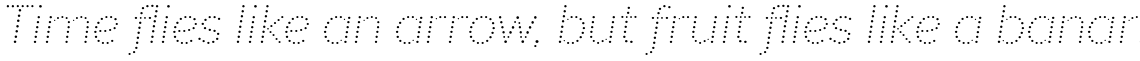 Punto light italic