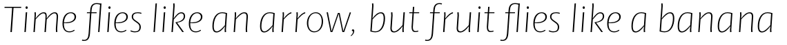 Ador ExtraLight Italic