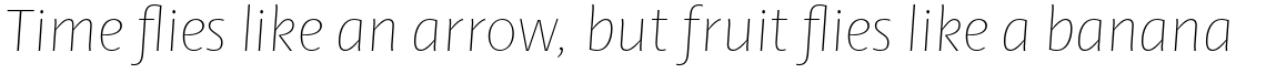 Ador UltraLight Italic