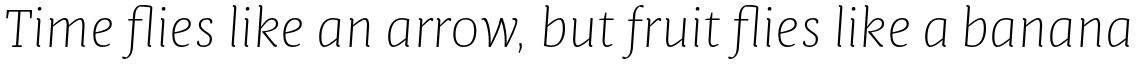 Bionik Extra Light Italic