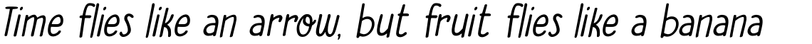 The Cat's Whiskers Italic