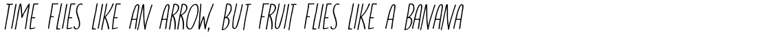 Running Hipster Italic