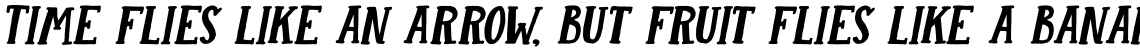 Colporteur Fat Italic